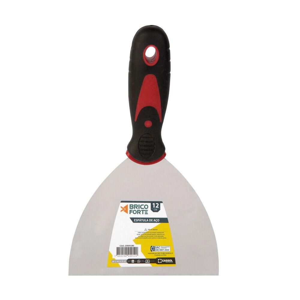 Espátula Aço 12cm 21,5x12,5x3cm Brico Forte