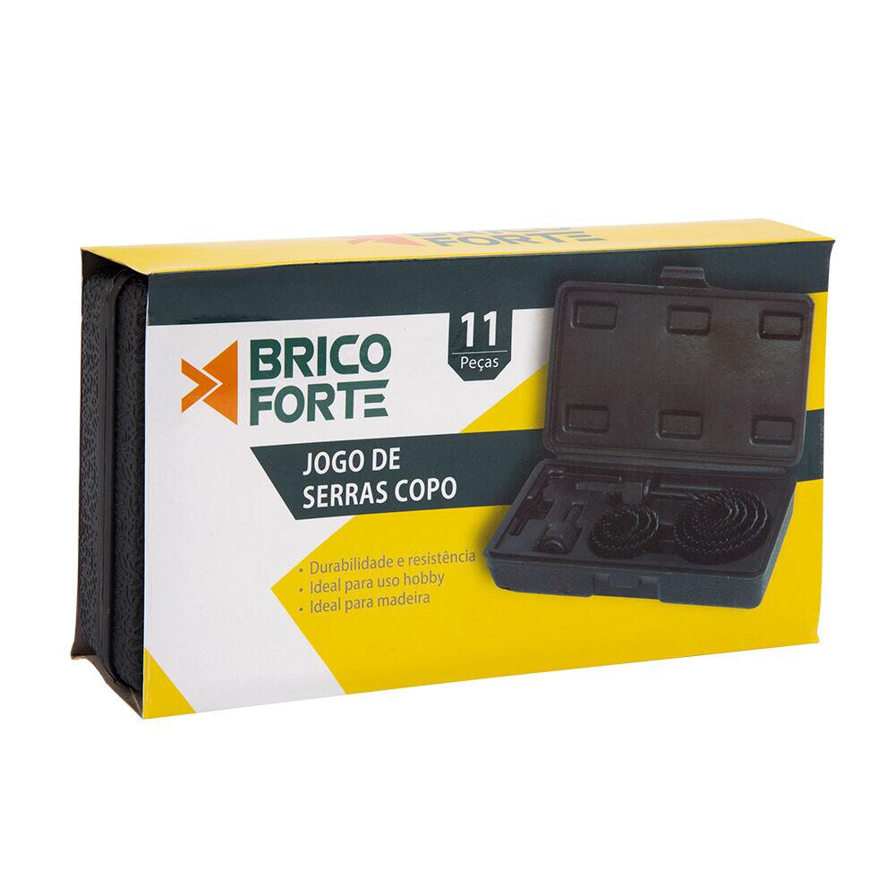 Jogo de Serras Copo 11 Peças 19x10x4,7cm Brico Forte