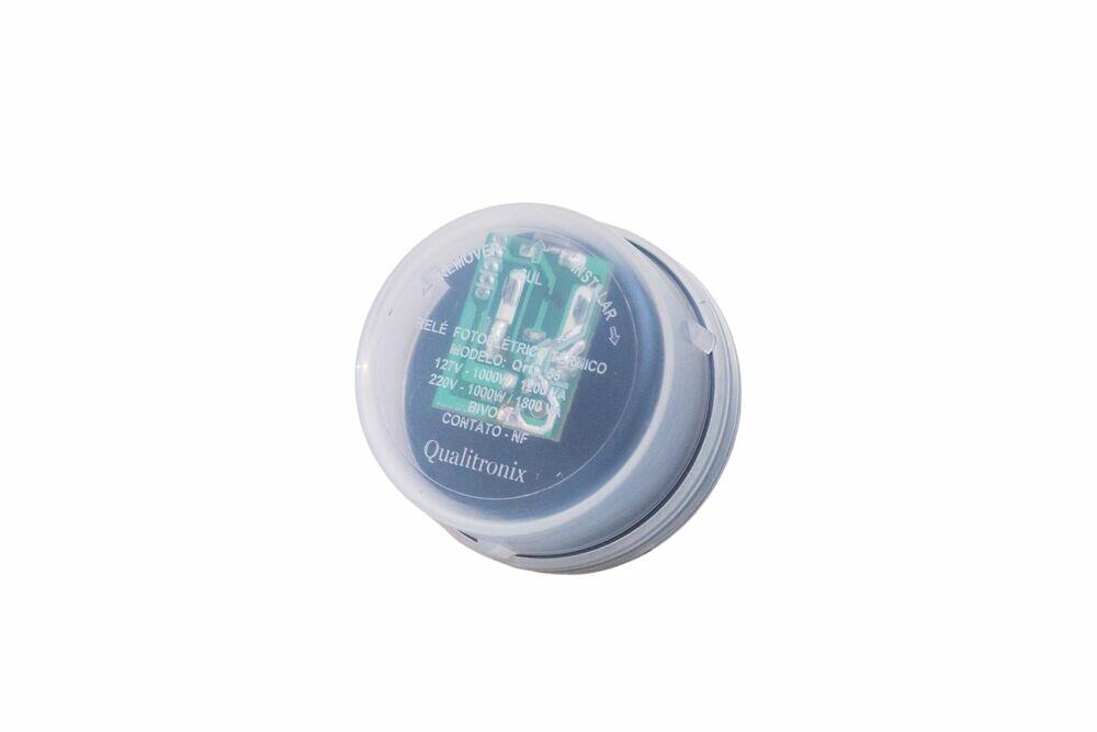 Relé Fotoelétrico Retardo Transparente Bivolt Qualitronix