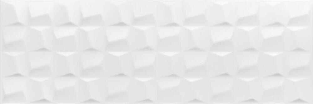 Revestimento Parede Cubic White Retificado Acetinado 30x90 Eliane