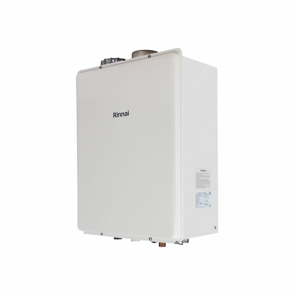 Aquecedor Passagem Gás Digital 43l/min REUE430FE Branco GN Rinnai