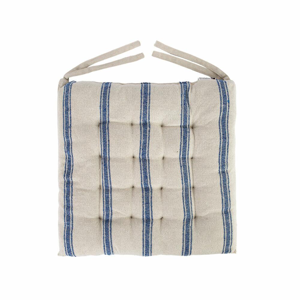 Almofada Futton 40x 40 Listras Azul Diagonal