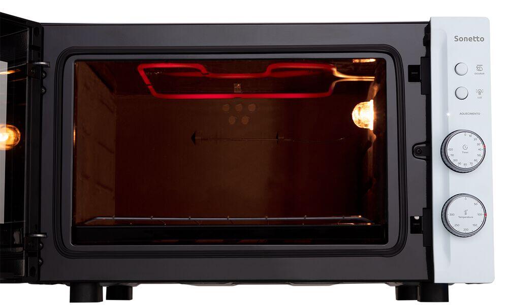 Forno Elétrico 44l Mesa Sonetto Branco 220v Mueller