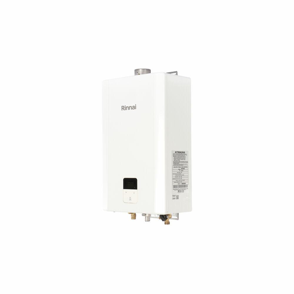 Aquecedor Passagem Gás Digital 10l/min REUE100FE Branco GLP Rinnai