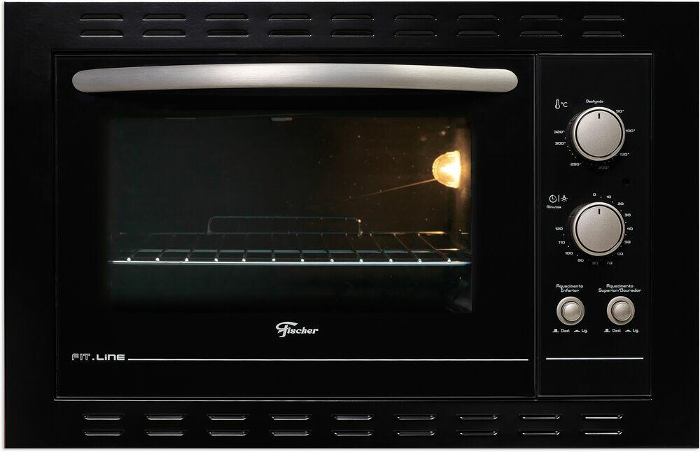 Forno Elétrico de Embutir 44L 31630-81862  Preto Fischer