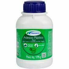 Adesivo 175gr Pvc Pote C/pincel Az Amanco