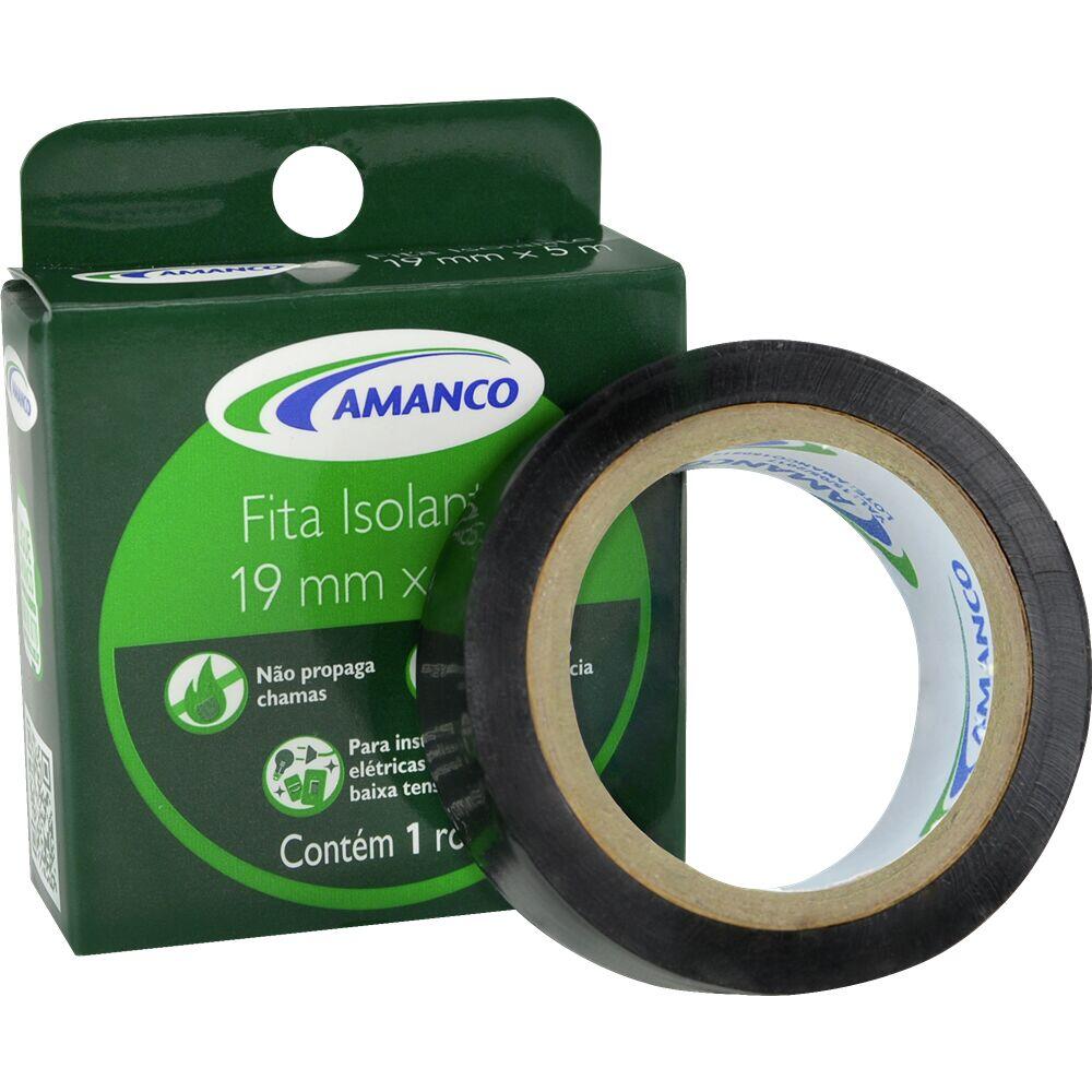 Fita Isolante 19mmx5m Pegboard Preto Amanco