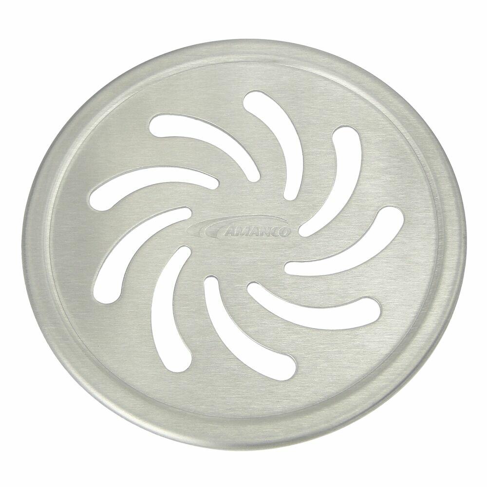 Grelha para Caixa Sifonada 150mm Vortice Inox Redondo Amanco