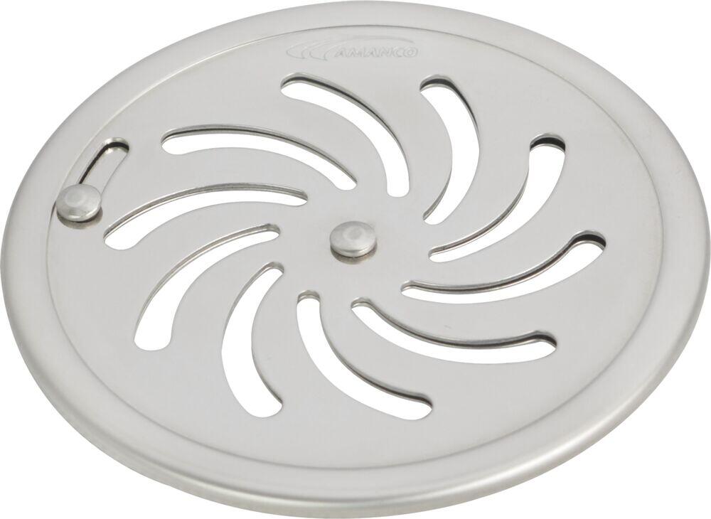 Grelha Redondo para Caixa Sifonada 100mm Vort Inox Abre Fecha Amanco