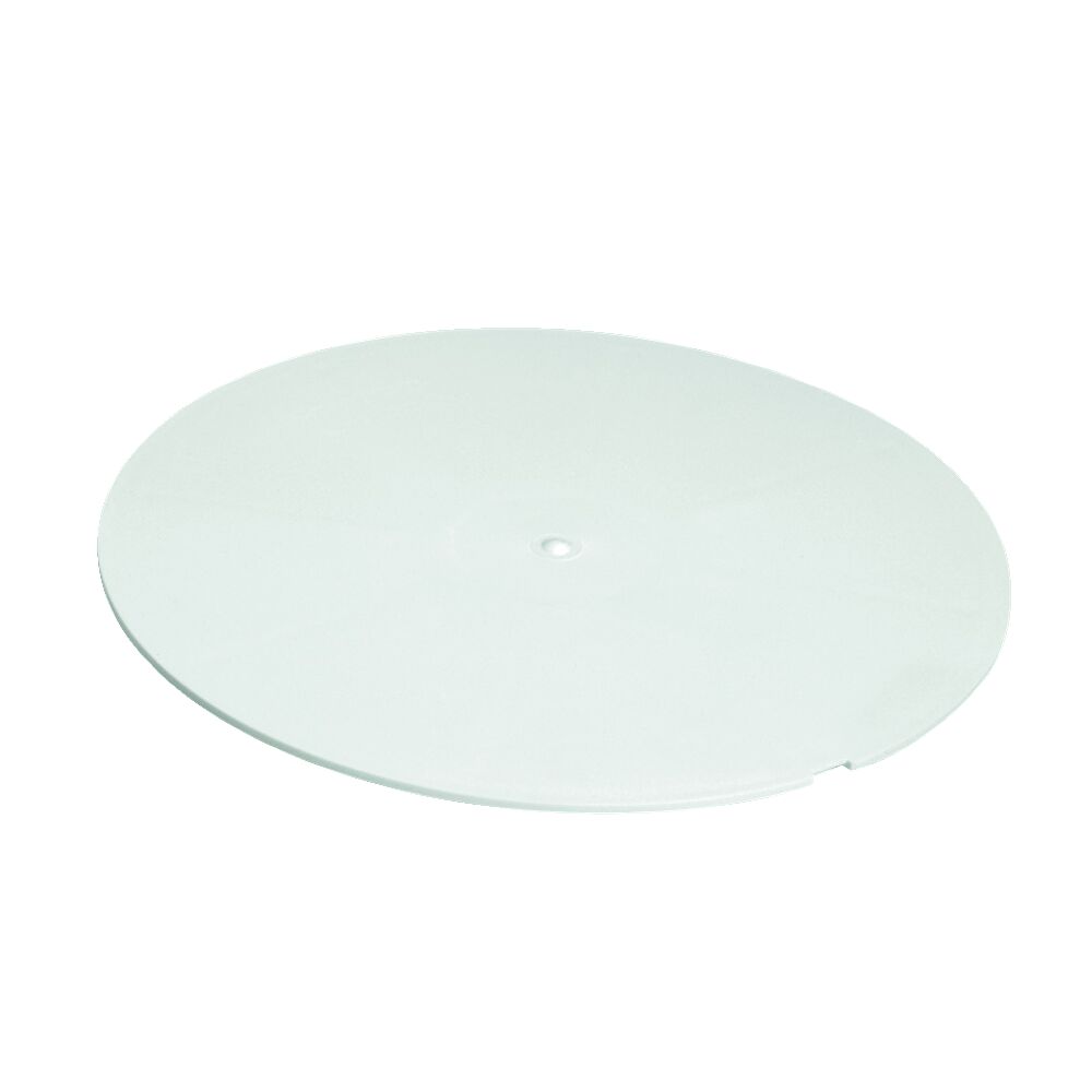 Tampa Cega para Caixa Sifonada 250mm Branco Redondo Amanco
