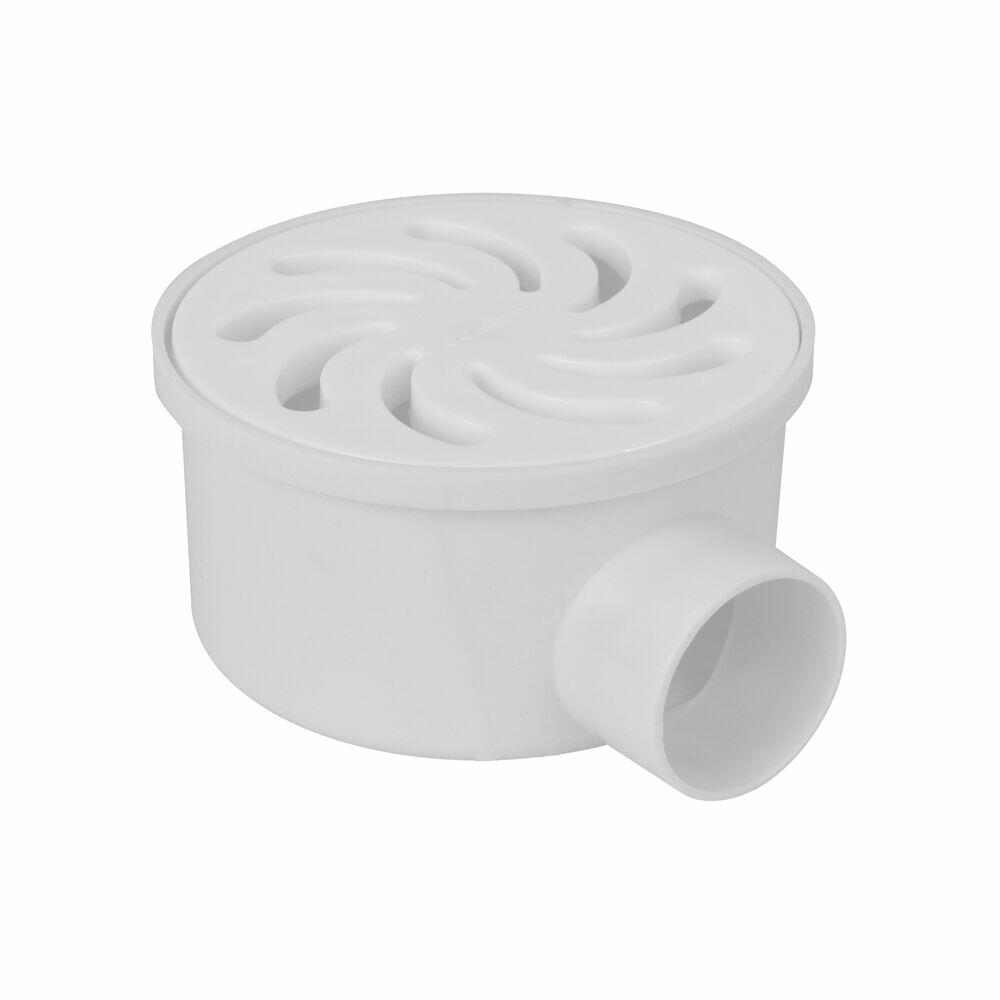 Ralo Sifonado PVC Esgoto 100x40mm Branco Amanco