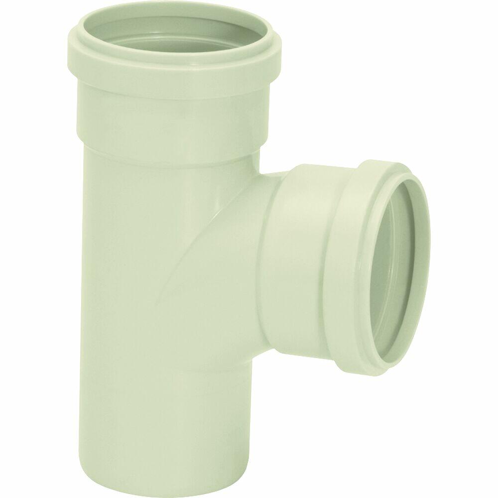 Tee 50mm Pvc Esgoto Serie r Cinza Amanco