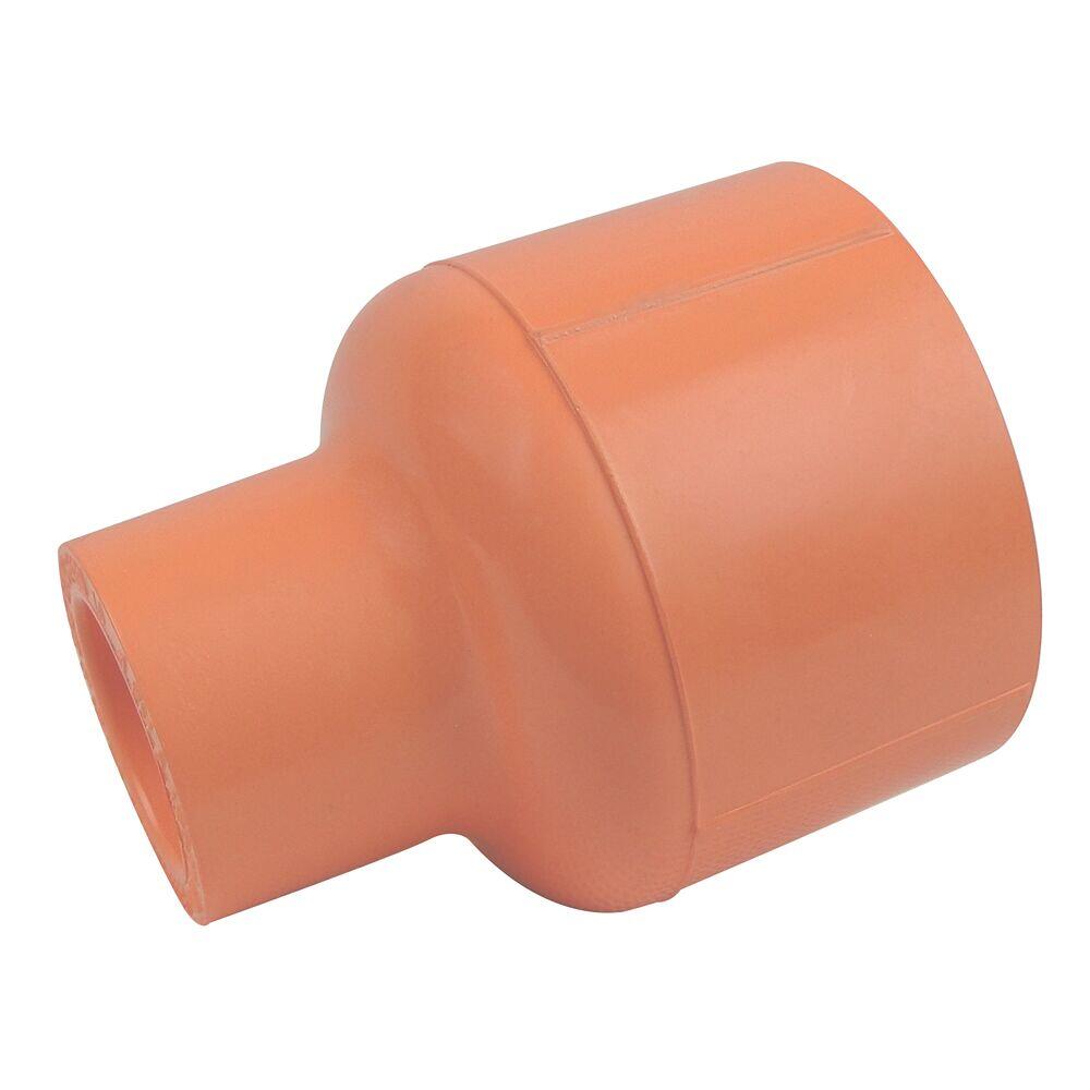 Luva Redução 11/2x3/4 C PVC Fire Laranja Amanco