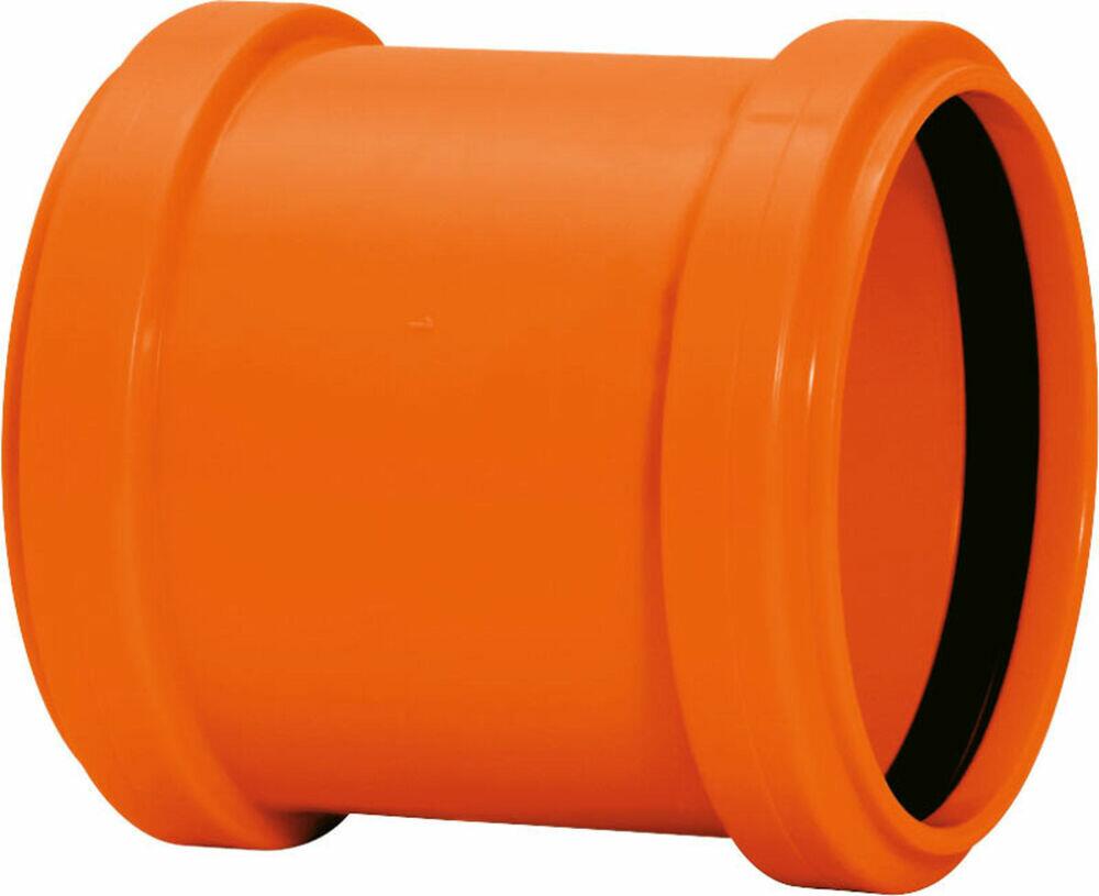 Luva Correr 100mm Esgoto Silentium C/ Anel Laranja Amanco