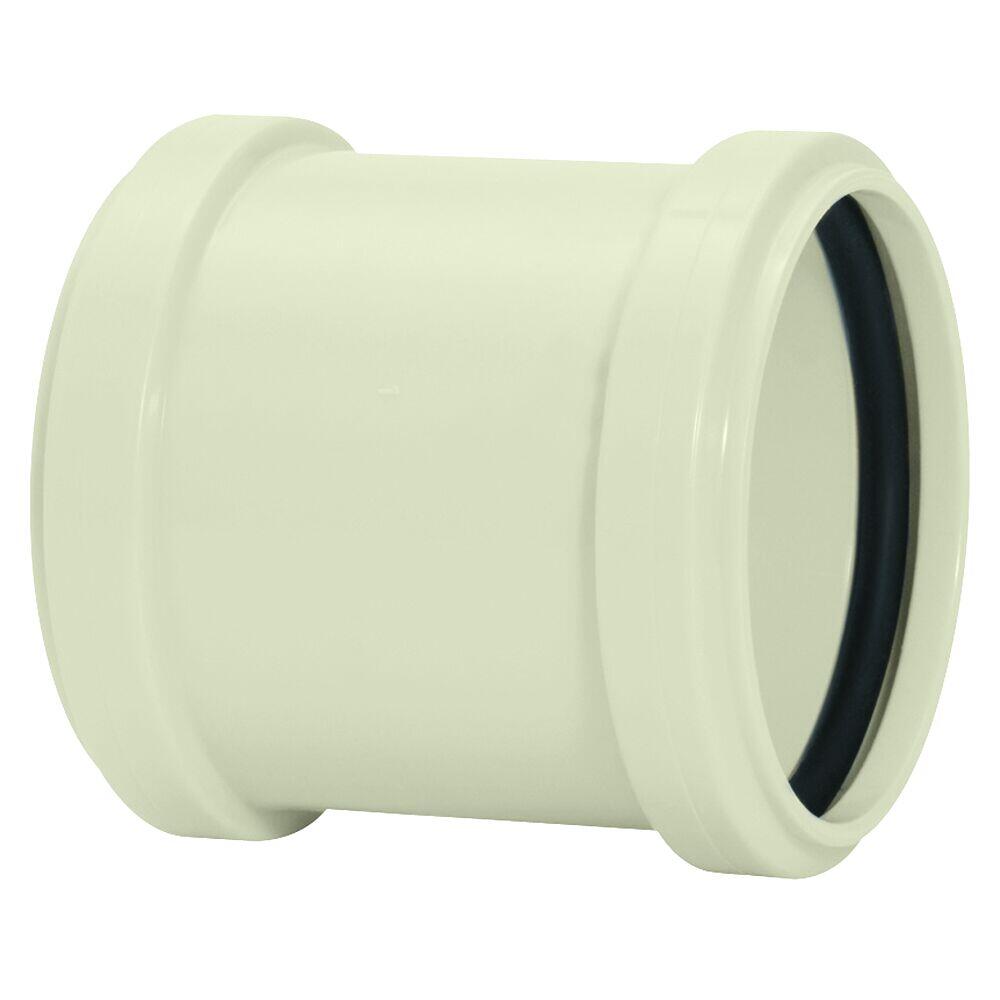 Luva Correr 100mm Pvc Esgoto Serie r Cinza Amanco