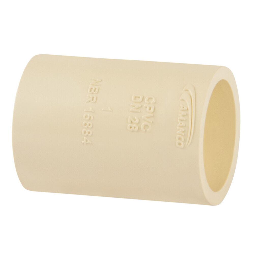 Luva Simples 73mm Ff Cpvc Super Branco Amanco