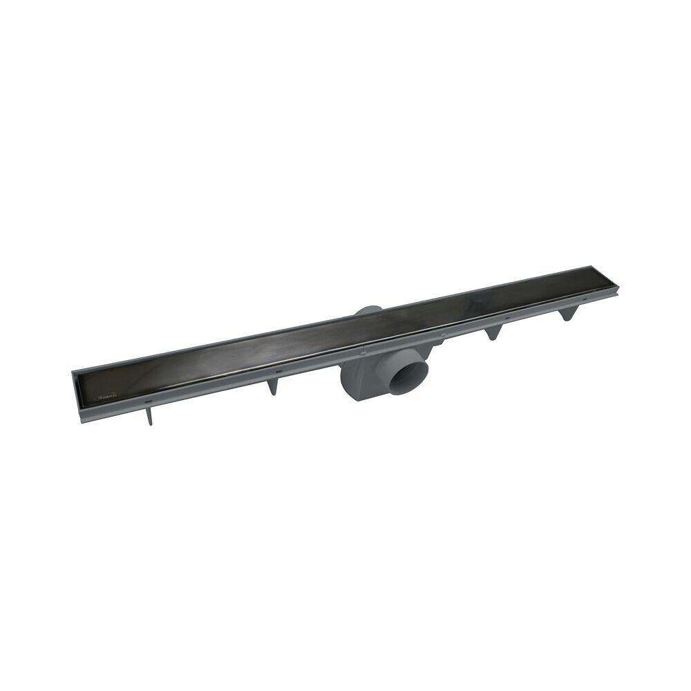 Ralo Linear 70cm Grelha Inox Sifonada Cinza Amanco