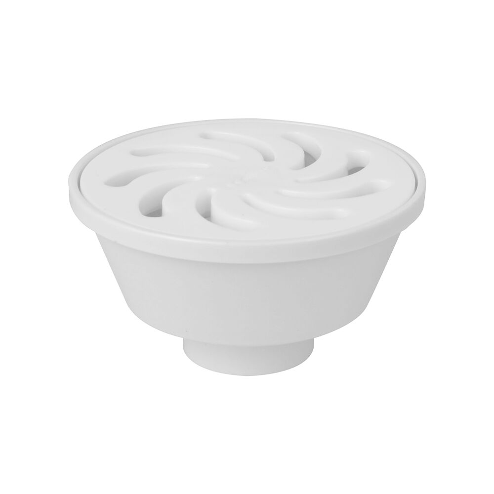 Ralo Sifonado 100x38x40mm Branco Redondo Amanco