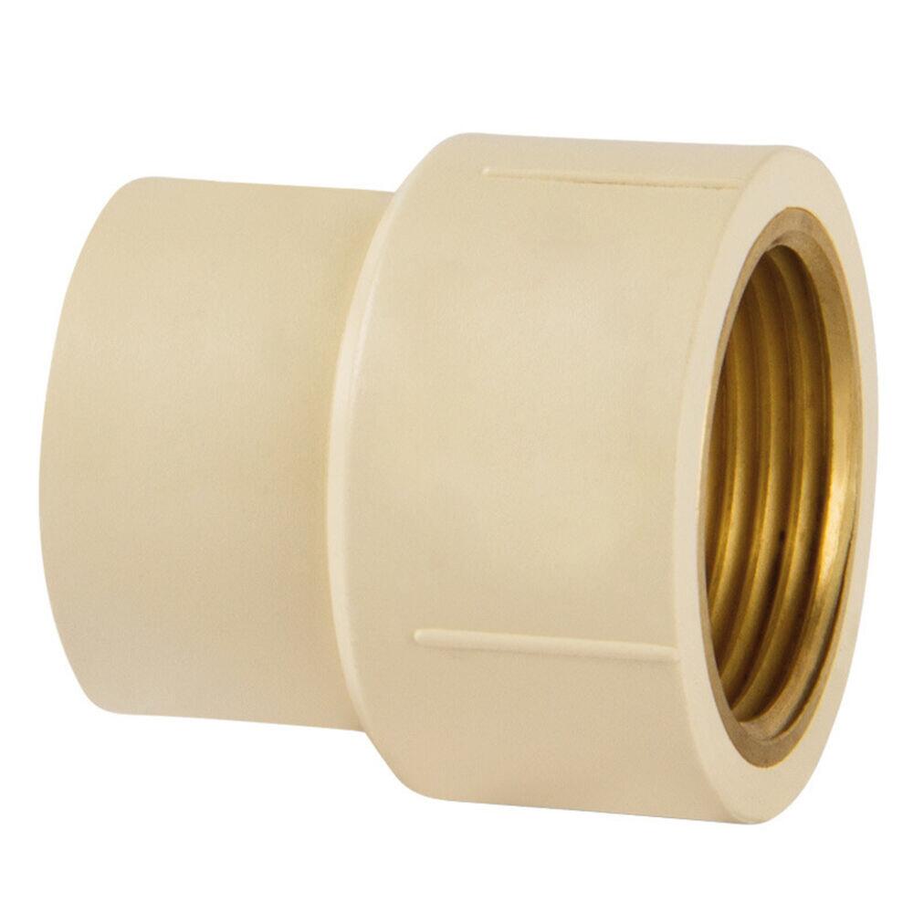 Luva Transição 42mmx11/2 Ff Cpvc Super Branco Amanco