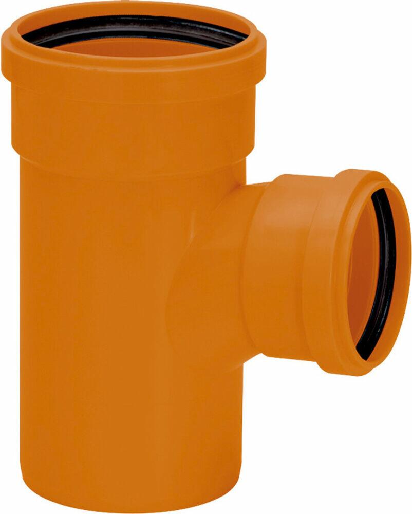 Tee Redução 150x100mm Esgoto Silentium Laranja Amanco
