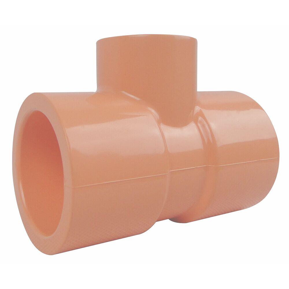 Tee Redução 3/4x1 Cpvc Fire Laranja Amanco