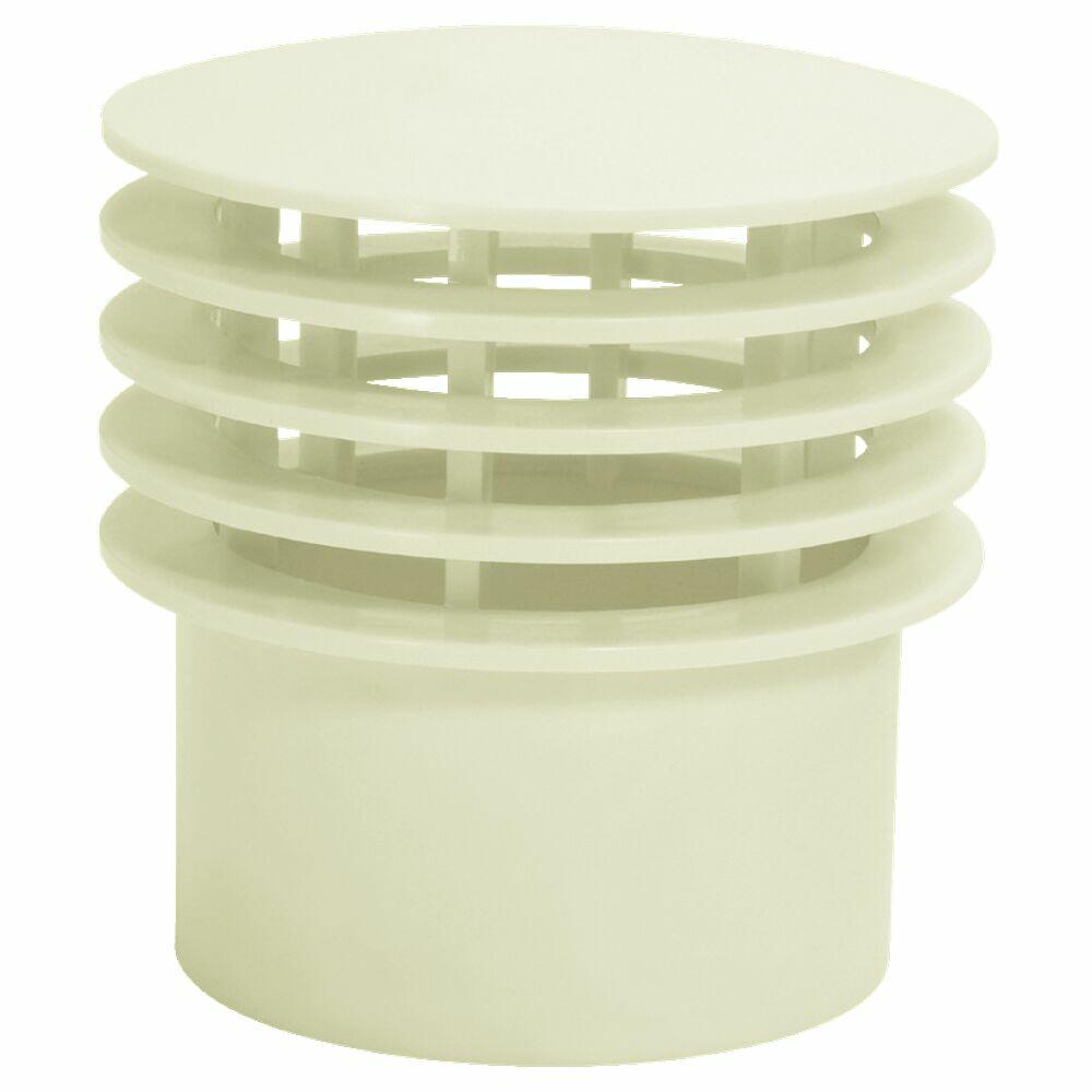 Terminal Ventilação 50mm Pvc Branco Amanco