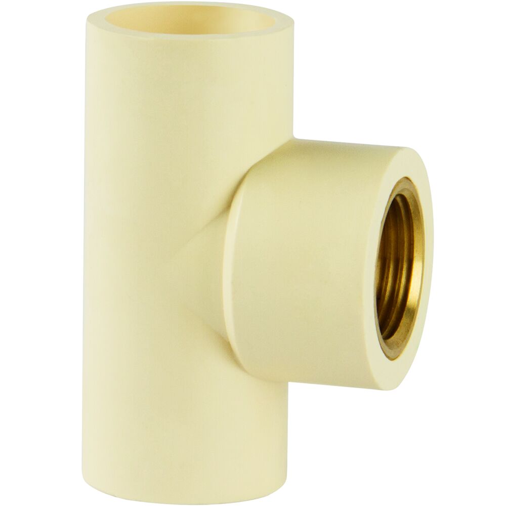 Tee Transição 15mmx1/2 Fff Cpvc Super Branco Amanco