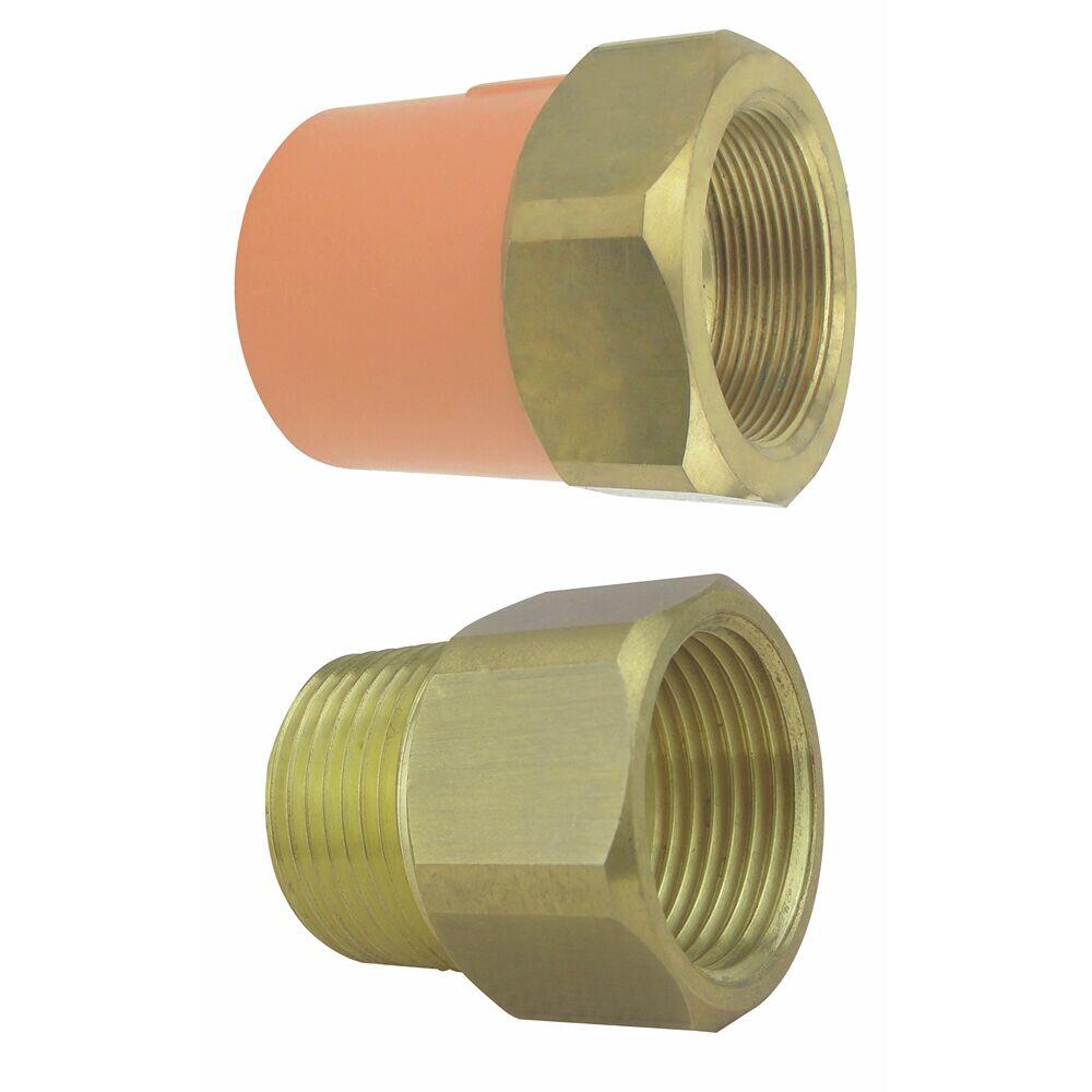 Luva Adaptador 3/4x3/4 Cpvc Fire Laranja Amanco