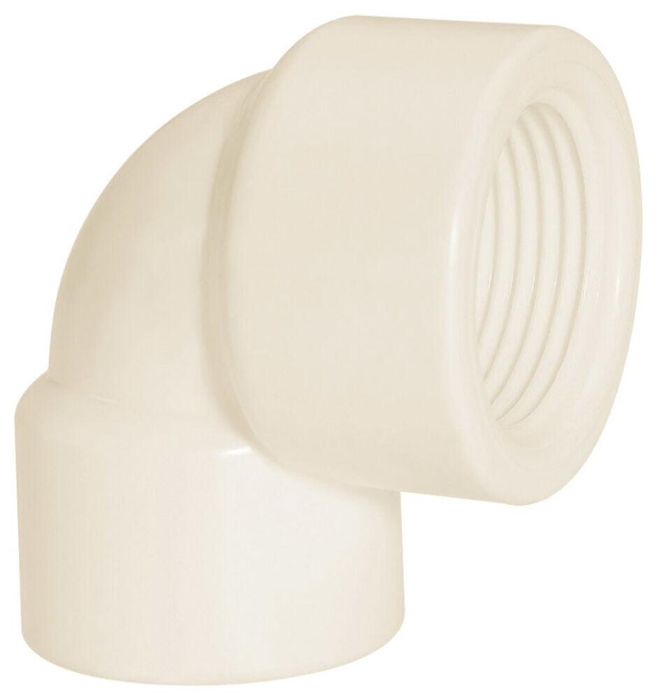 Joelho Red 90° 1x3/4 Pvc Roscável Branco Amanco