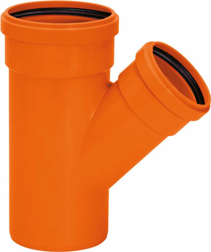 Junção Simples Redução150x100mm Esgoto Silentium Laranja Amanco