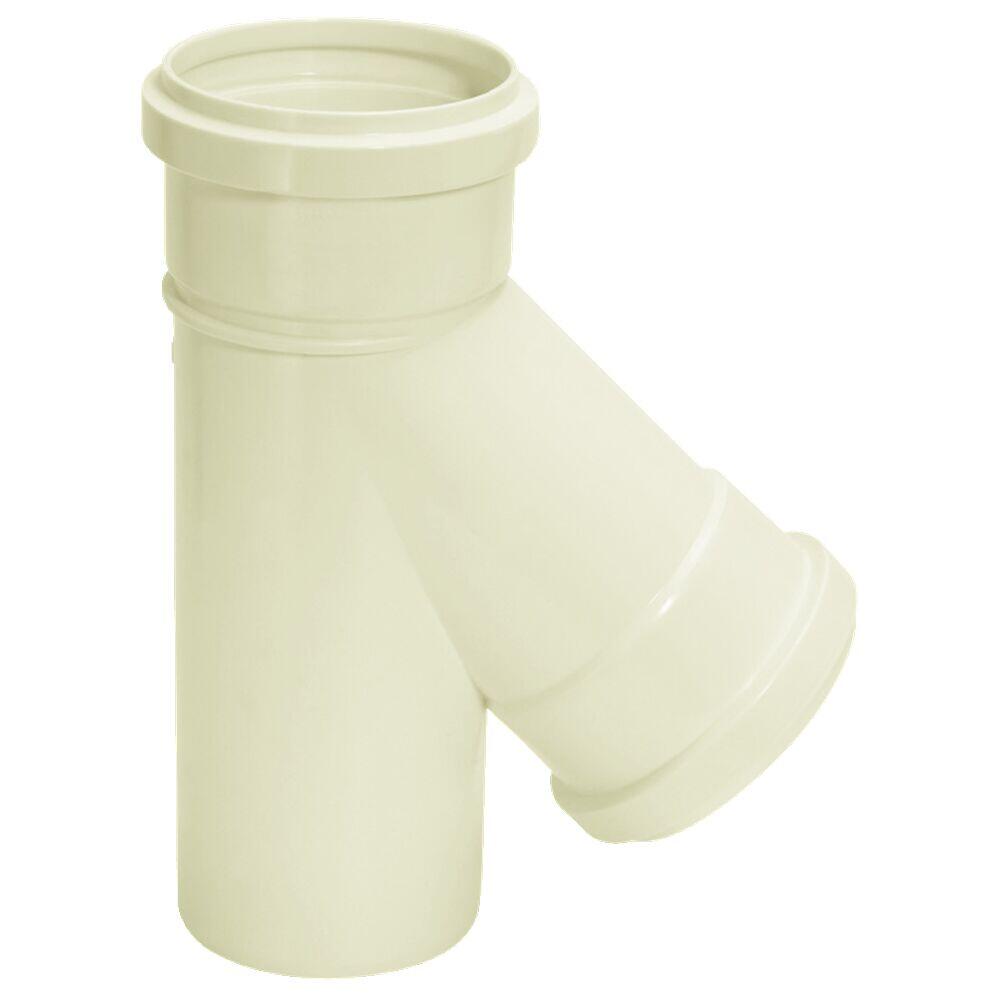 Junção Invertida 75mm Pvc Esgoto Branco Amanco