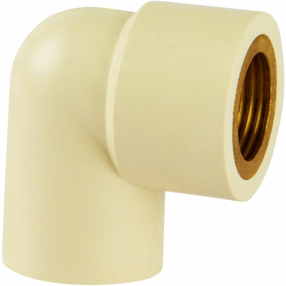 Joelho Transição 90 28mmx1 Ff Cpvc Super Branco Amanco