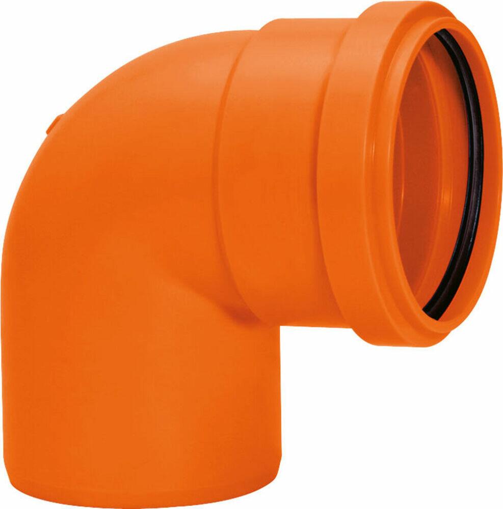 Joelho 90º 150mm Esgoto Silentium Laranja Amanco