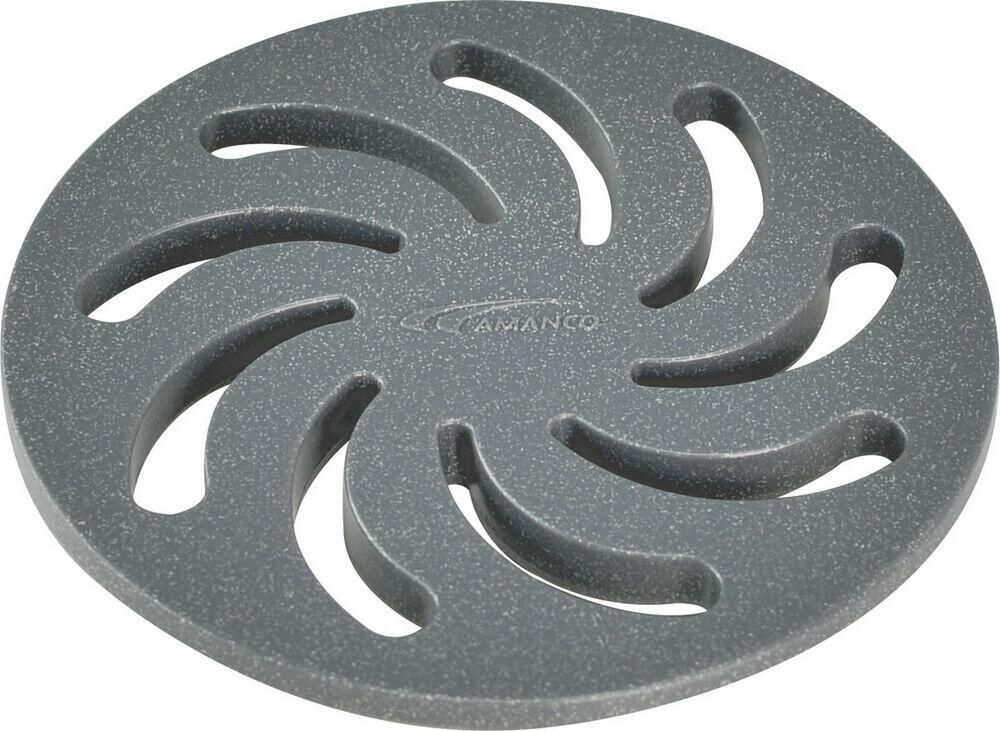 Grelha para Caixa Sifonada 150mm Vortice Pe Titanio Redondo Amanco
