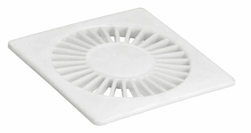 Grelha para Caixa Sifonada 150mm Abs Cr Quadrado Amanco