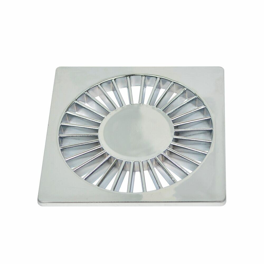 Grelha para Caixa Sifonada 100mm Abs Cr Quadrado Amanco