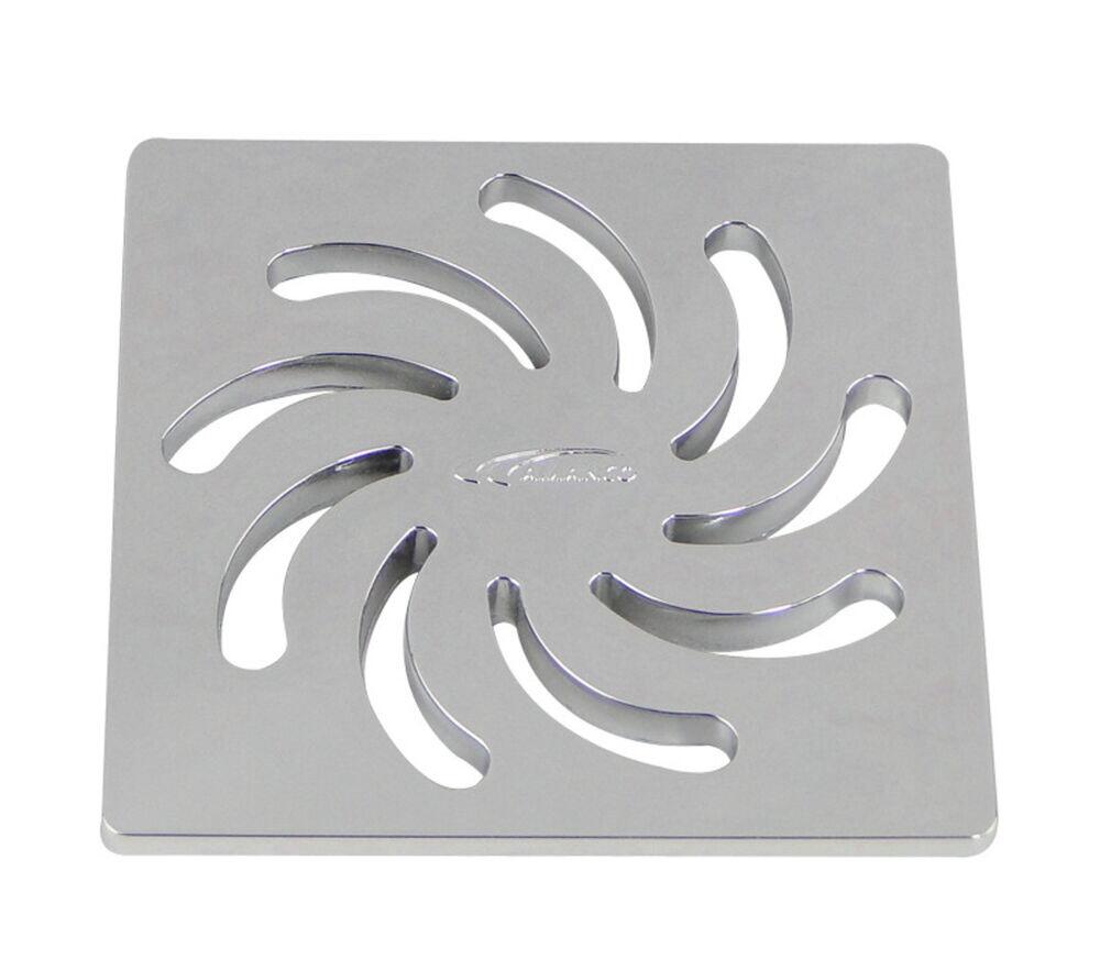 Grelha para Caixa Sifonada 100mm Vortice Abs Cr Quadrado Amanco