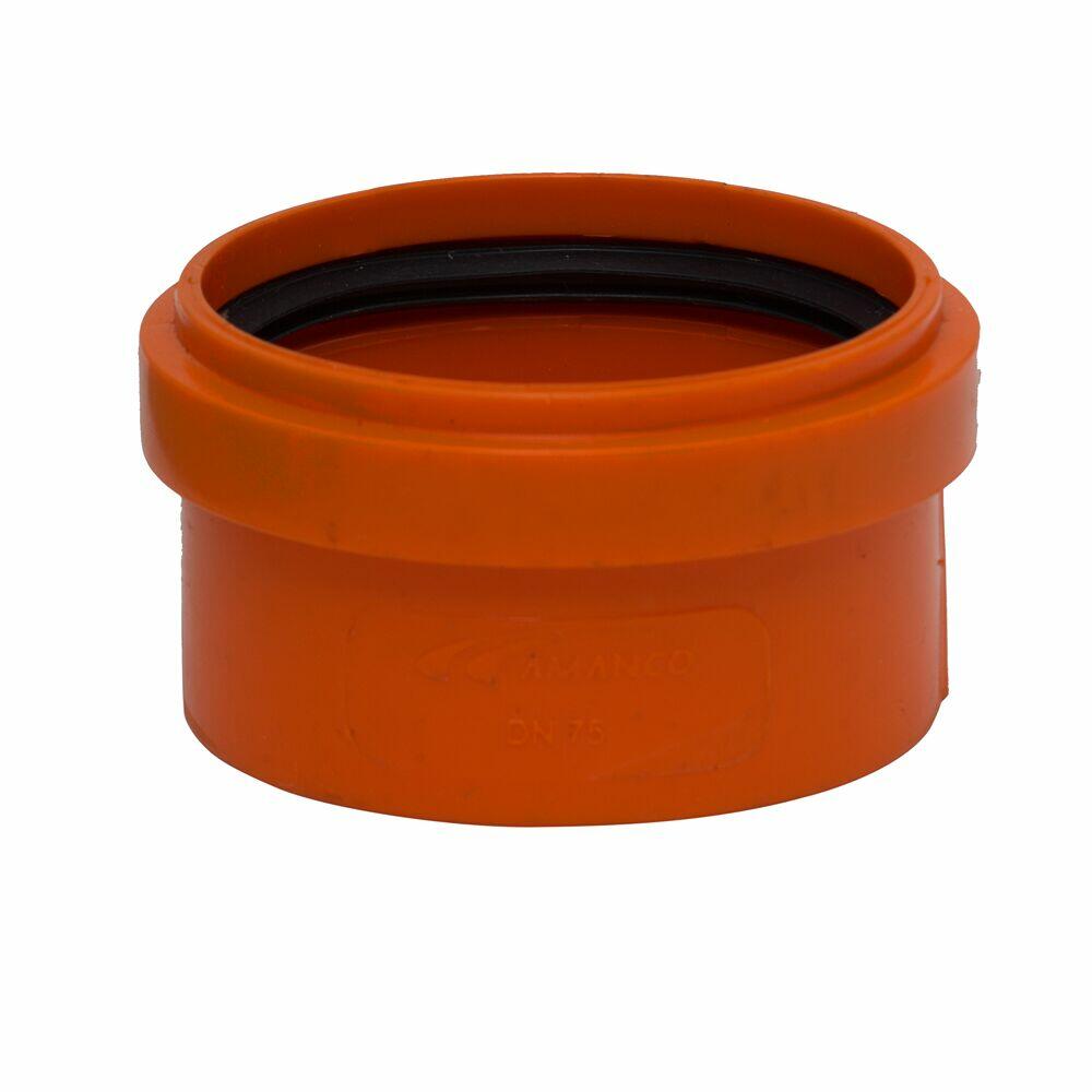 Cap 50mm Esgoto Silentium Laranja Amanco