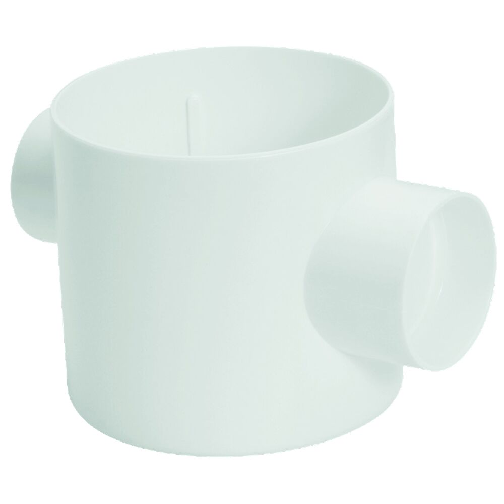 Corpo Caixa Seca N98 100x100x50/40mm Branco Amanco