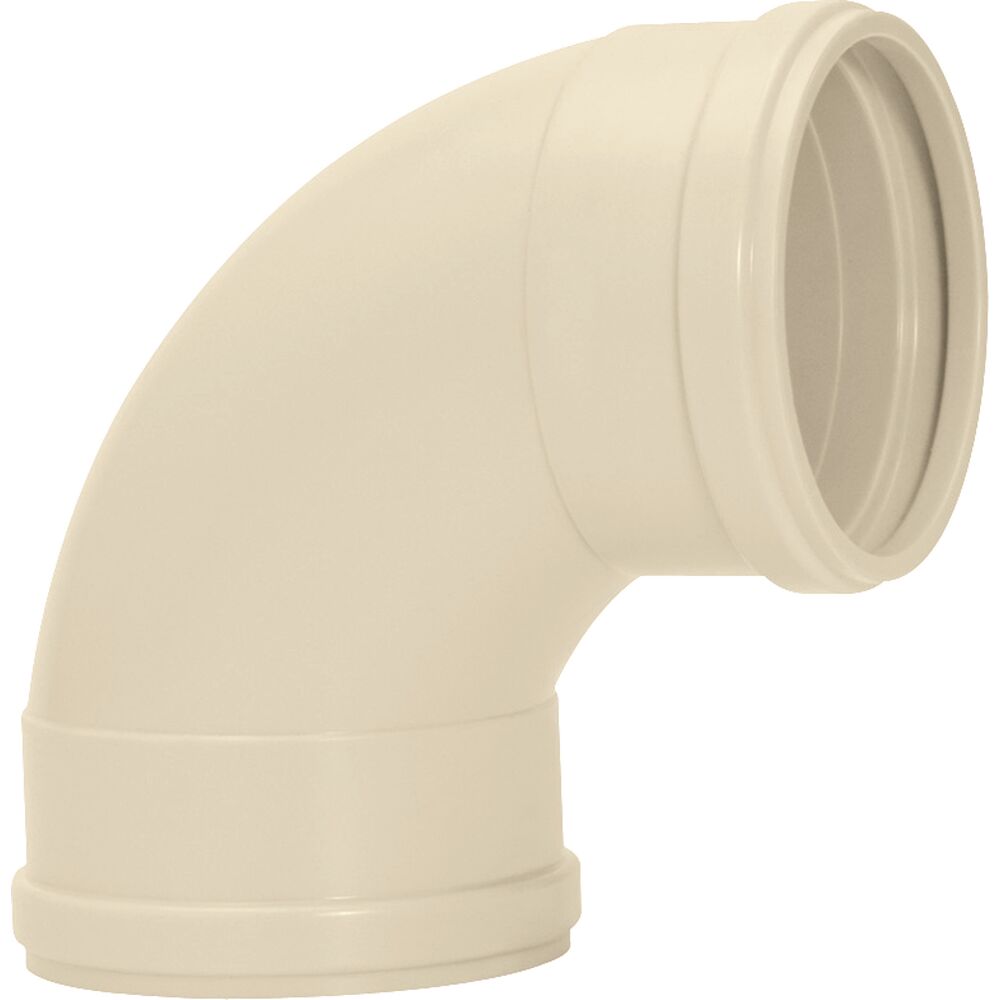 Curva Cta Pe Col 100mm Pvc Esgoto Serie R Cinza Amanco