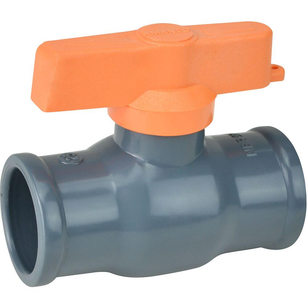 Registro Monobloco 60mm Pvc Soldável Marrom Amanco