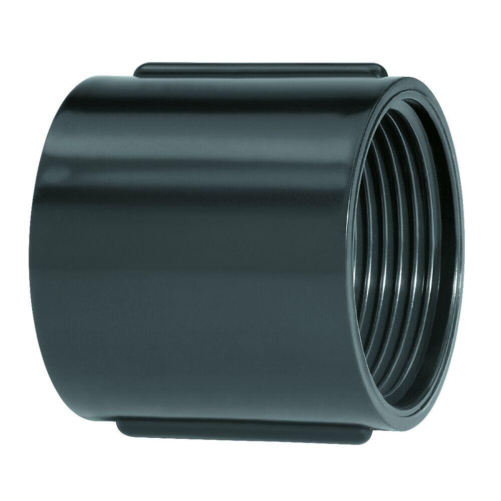 Luva 21/2 Eletroduto Roscável Preto Amanco