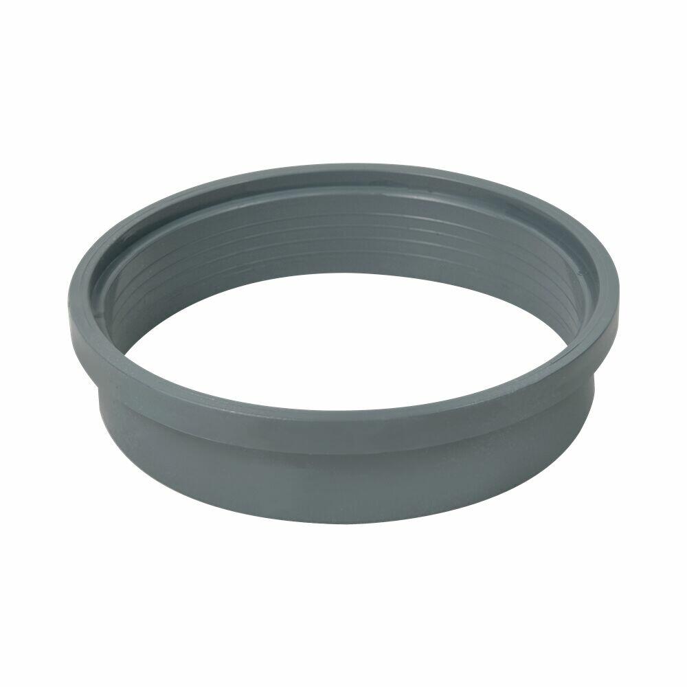 Porta Grelha Pvc 100mm Cinza Redondo Amanco