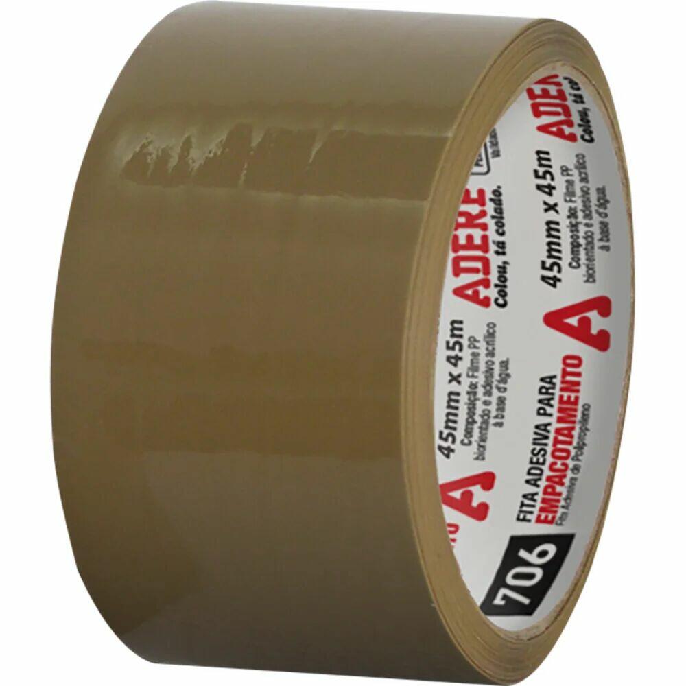Fita Adesiva Empacotamento Marrom 45mmx40m Adere