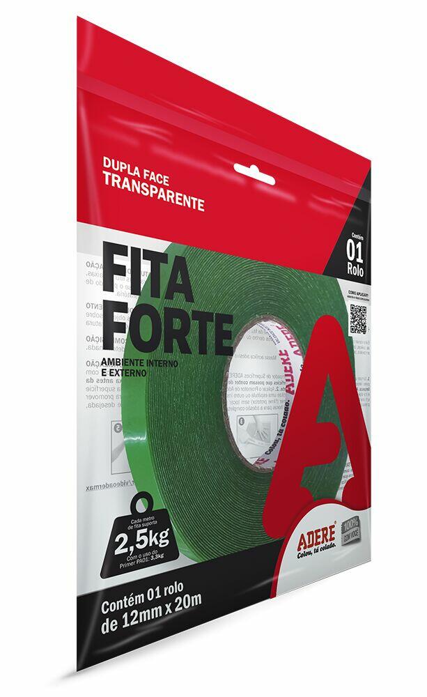 Fita Dupla Face 12mmx20m Transparente Adere