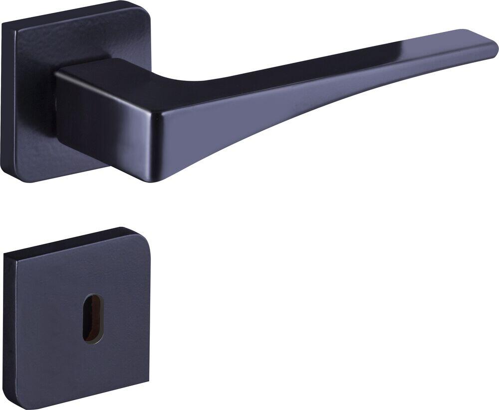 Fechadura Interna Joy Roseta Preto Fosco 40mm 083878 Maxx 4642 Aliança