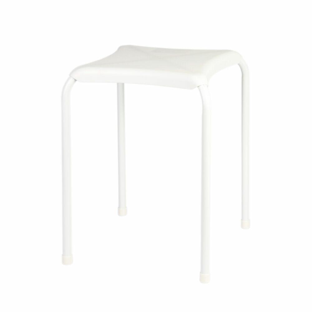 Banqueta 36cm Petra Branco Diagonal