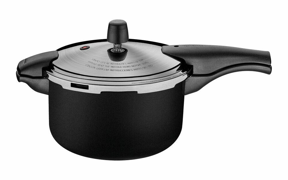 Panela de Pressão 6l Vancouver Effect Preto Tramontina