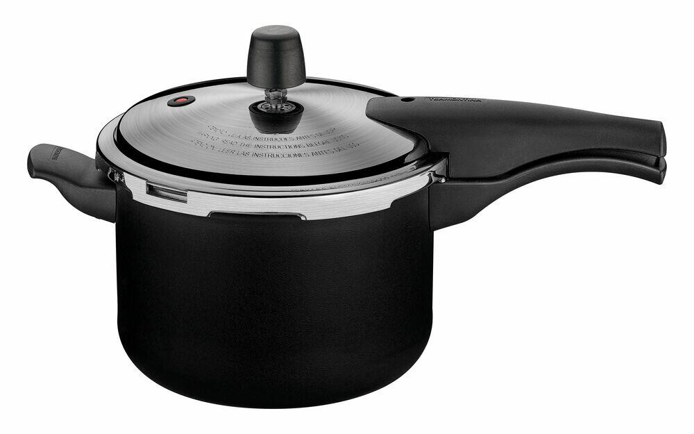 Panela de Pressão 4,5l Vancouver Effect Preto Tramontina