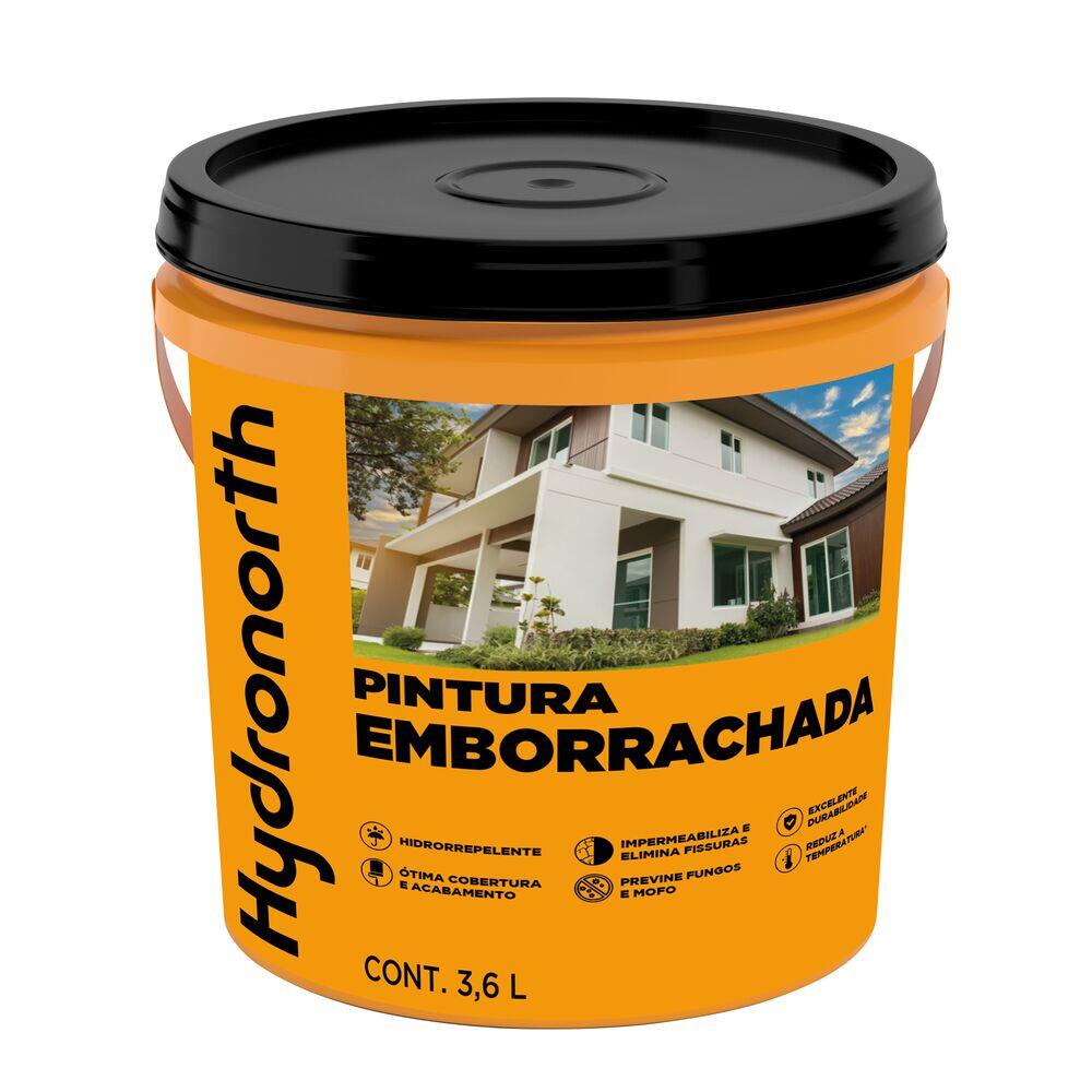 Tinta Impermeabilizante 3,6l Emborrachada Elefante Hydronorth